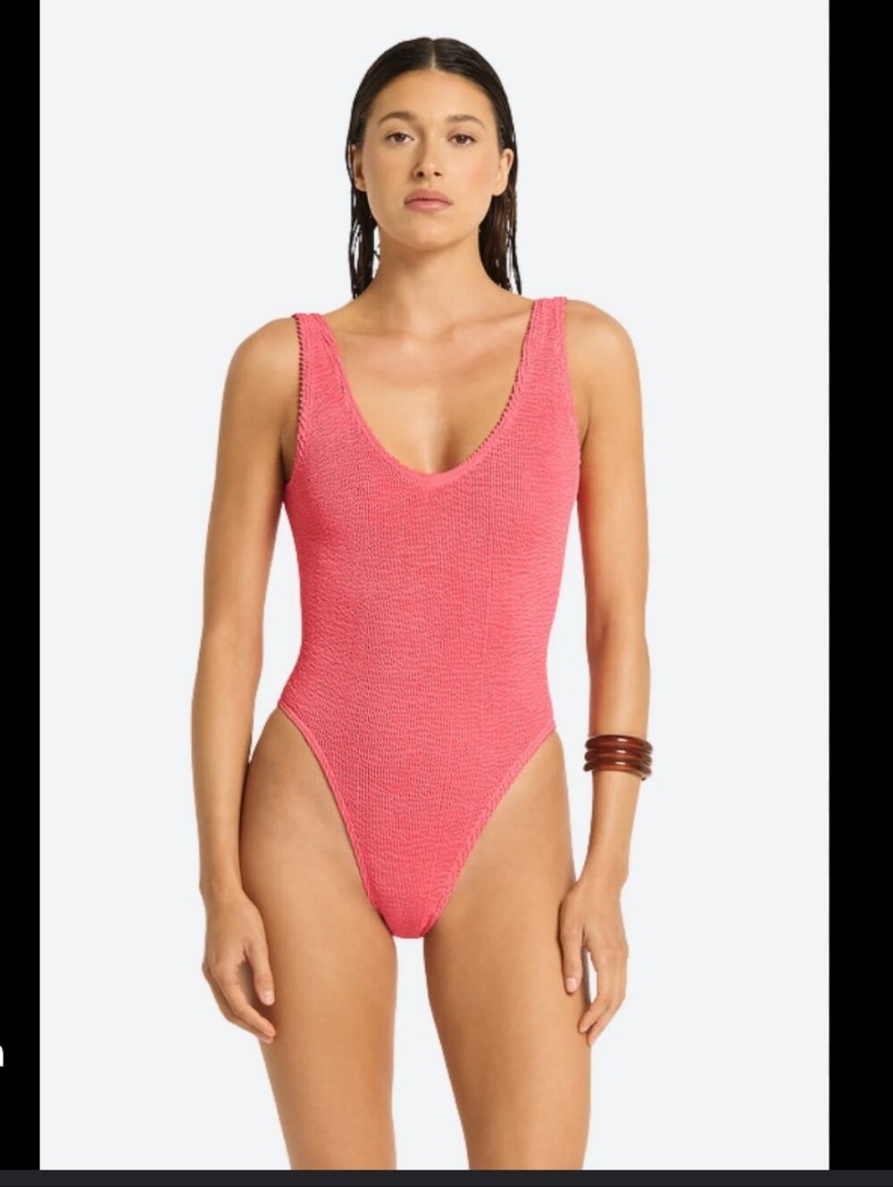 NWT Bondeye Pink One Peice Swim OS